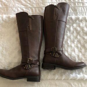 NEW Guess size 8 knee-high brown boots